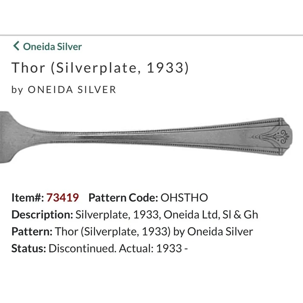 Oneida Thor Silverplate Dinner Forks Set of 3 Simeon L George H Rogers 1933